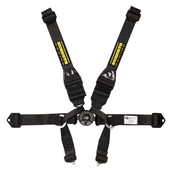 Schroth® - SFI 16.5™ Formula II™ 2"/3" Double HANS 6-Point Black Harness Set without Adjuster