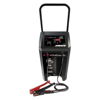 Schumacher® SC1353 - 6 V/12 V Wheeled Fully Automatic Battery Charger and Engine Starter with Tester