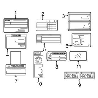Scion OE - Information Labels - Labels
