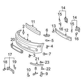Scion OE - Front Bumper - Bumper & Components