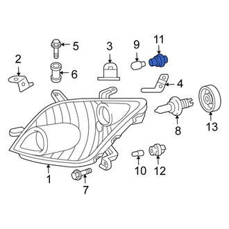 Scion OE - Front Turn Signal Light Socket