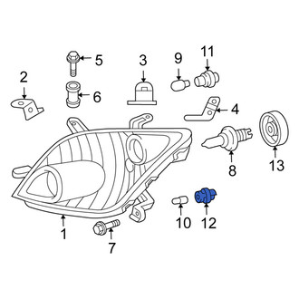 Scion OE - Front Parking Light Bulb Socket