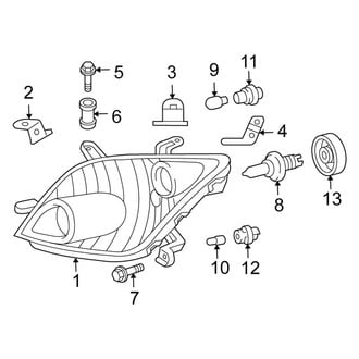 Scion OE - Front Lamps - Headlamp Components