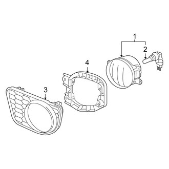 Scion OE - Front Lamps - Fog Lamps