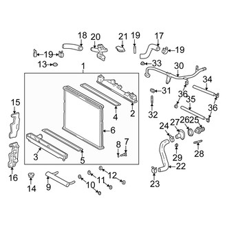 Scion OE - Cooling - Radiator & Components