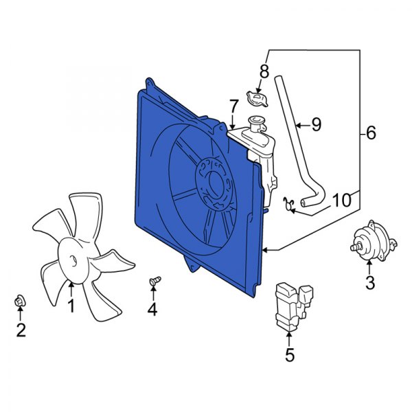 Engine Cooling Fan Shroud