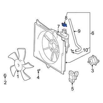 Scion OE - Engine Coolant Reservoir Cap