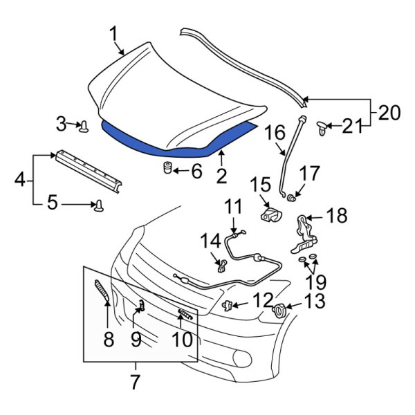 Hood Insulation Pad