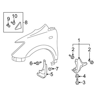 Scion OE - Fender - Exterior Trim