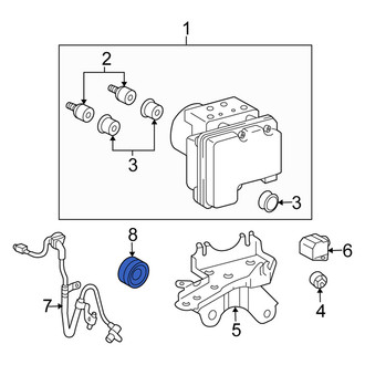 Scion OE - Rear ABS Wheel Speed Sensor