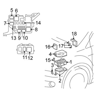 Scion OE - Electrical Components (Engine Compartment)