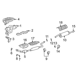 Scion OE - Exhaust System - Exhaust Components