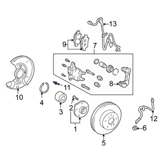 Scion OE - Brake Dust Shield Bolt