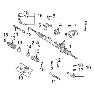 Scion OE - Rear Lower Suspension Control Arm Nut