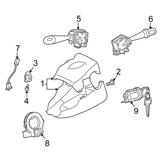 Scion OE - Steering Column - Shroud, Switches & Levers