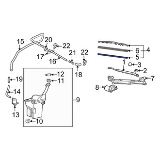 Scion OE - Left Wiper Blade Refill