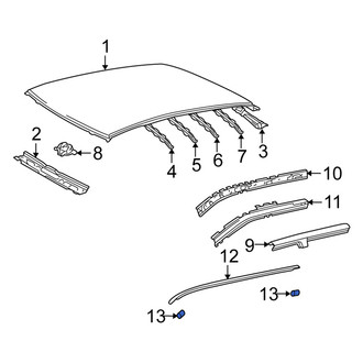 Scion OE - Roof Drip Molding Clip