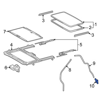 Scion OE - Rear Sunroof Drain Hose Grommet