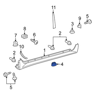 Scion OE - Rocker Panel Molding Nut