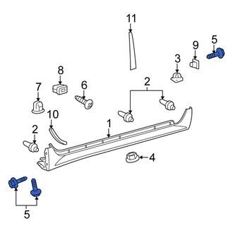 Scion OE - Rear Body Trim Molding Screw