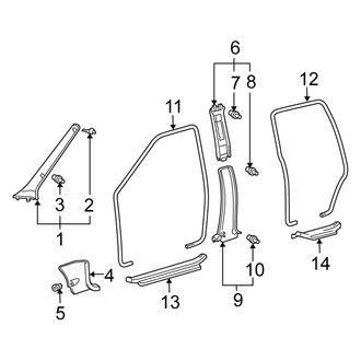 Scion OE - Pillars, Rocker & Floor - Interior Trim
