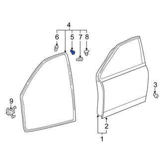 Scion OE - Front Outer Door Seal Clip