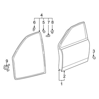 Scion OE - Front Door - Door & Components