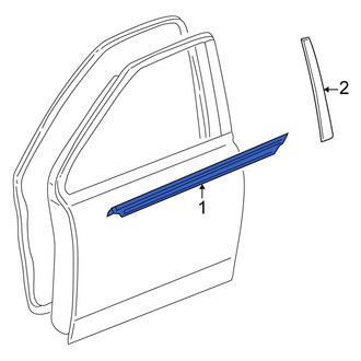 Scion OE - Front Right Outer Door Window Belt Weatherstrip