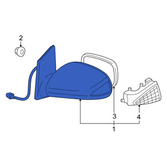 Scion OE - Front Right Door Mirror