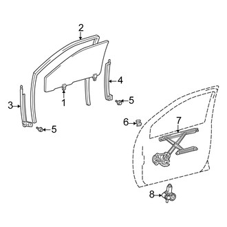 Scion OE - Front Door - Glass & Hardware