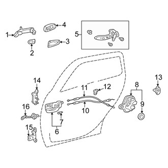 Scion OE - Rear Door - Lock & Hardware