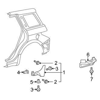 Scion OE - Quarter Panel - Exterior Trim
