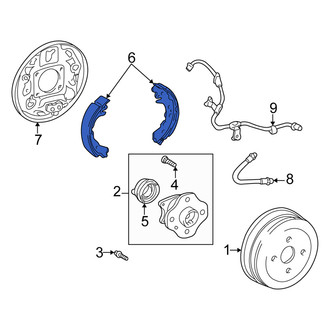 Scion OE - Rear Drum Brake Shoe