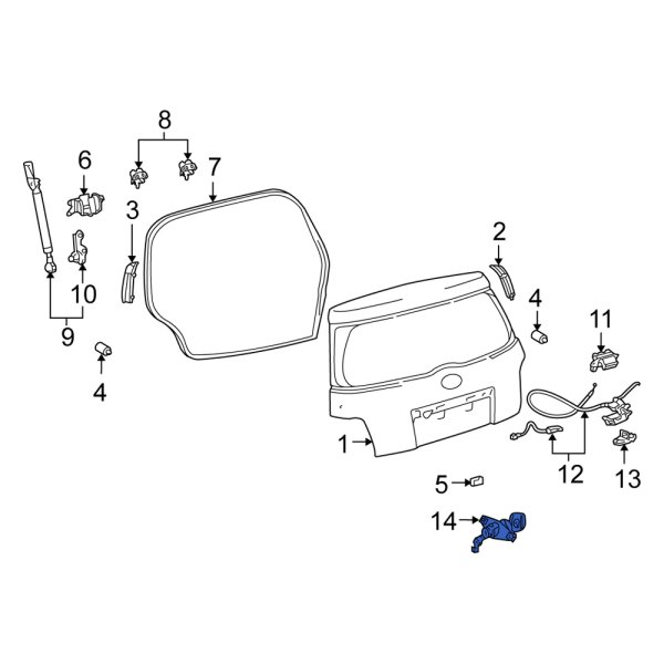 Liftgate Lock Cylinder