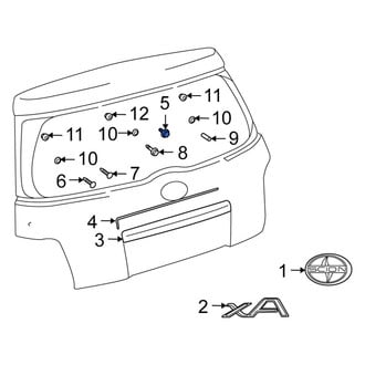 Scion OE - Liftgate Finish Panel Clip