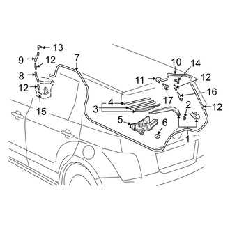 Scion OE - Lift Gate - Wiper & Washer Components