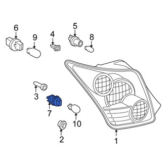 Scion OE - Rear Back Up Light Socket