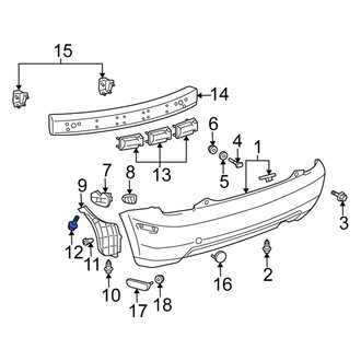 Scion OE - Upper Bumper Cover Screw