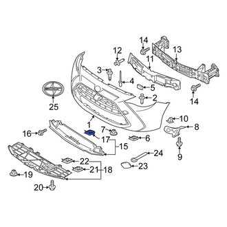 Scion OE - Bumper Splash Shield Nut