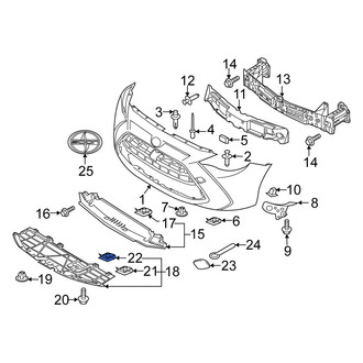 Scion OE - Bumper Splash Shield Nut
