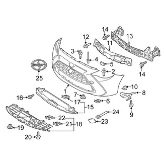 Scion OE - Front Bumper & Grille - Bumper & Components