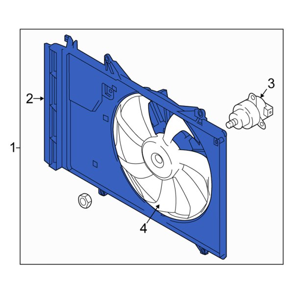 Engine Cooling Fan Shroud