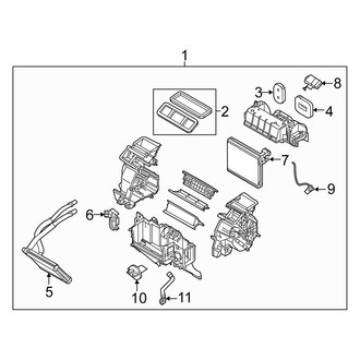 Scion OE - Air Conditioner & Heater - Evaporator & Heater Components