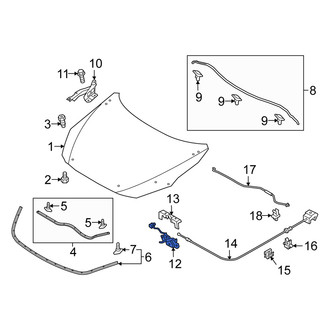 Scion OE - Front Hood Latch