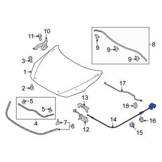 Scion OE - Front Hood Release Cable