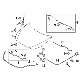 Scion OE - Front Hood Seal Clip