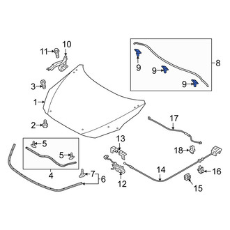 Scion OE - Front Hood Seal Clip