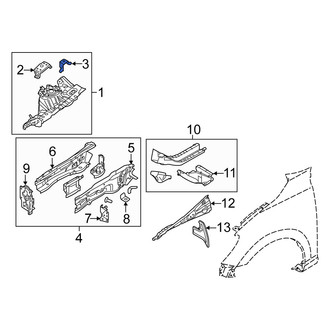 Scion OE - Rear Left Fender Apron Bracket