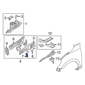 Scion OE - Right Headlight Bracket