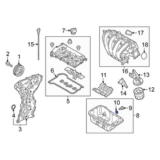 Scion OE - Engine Oil Drain Plug Gasket
